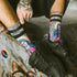 printed socks with tattoo designs american socks alternative and colorful